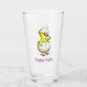 Osterhuhn geschlüpft glas