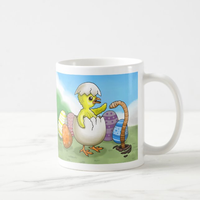 Osterhuhn geschlüpft kaffeetasse (Rechts)
