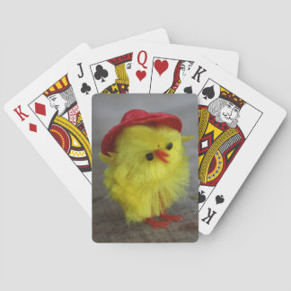 Osterhühnchen in Red Hat Kartenspielen Geschenk Id Spielkarten