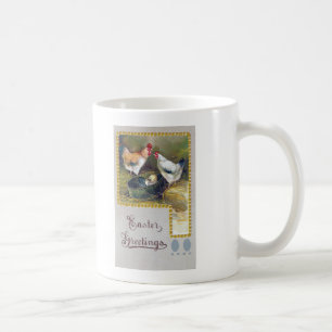 Osterhühnerfamilie Kaffeetasse