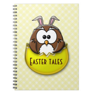 Osterhuhu - gelb notizblock