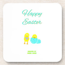 Osterhüllen - harter Kunststoff-Untersetzer