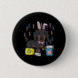 Osterhund Dachsund Niedliches Ei JagdGirls B Button