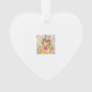 Osterhund-Hasen-Ohr Lustiger Golden Retriever Oste Ornament