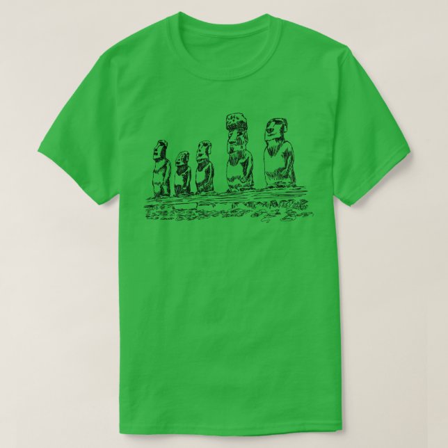 Osterinsel 2 T-Shirt (Design vorne)