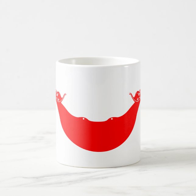 Osterinsel-Flagge Kaffeetasse (Mittel)
