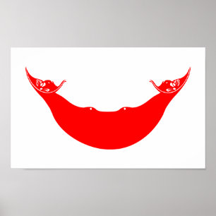 Osterinsel-Flagge Poster