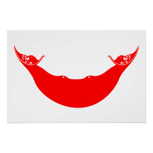 Osterinsel-Flagge Poster