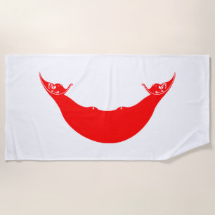 Osterinsel-Flagge Strandtuch