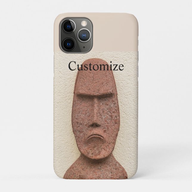 Osterinsel Moai Kopf Thunder_Cove Case-Mate iPhone Hülle (Rückseite)