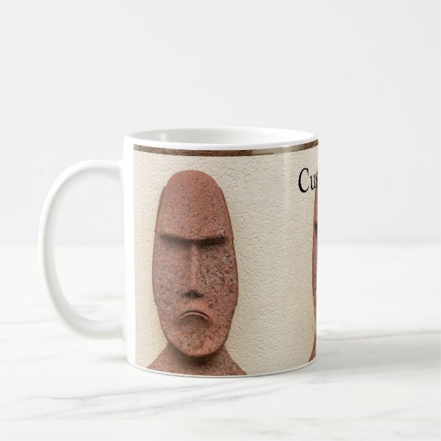 Osterinsel Moai Kopf Thunder_Cove Kaffeetasse (Links)