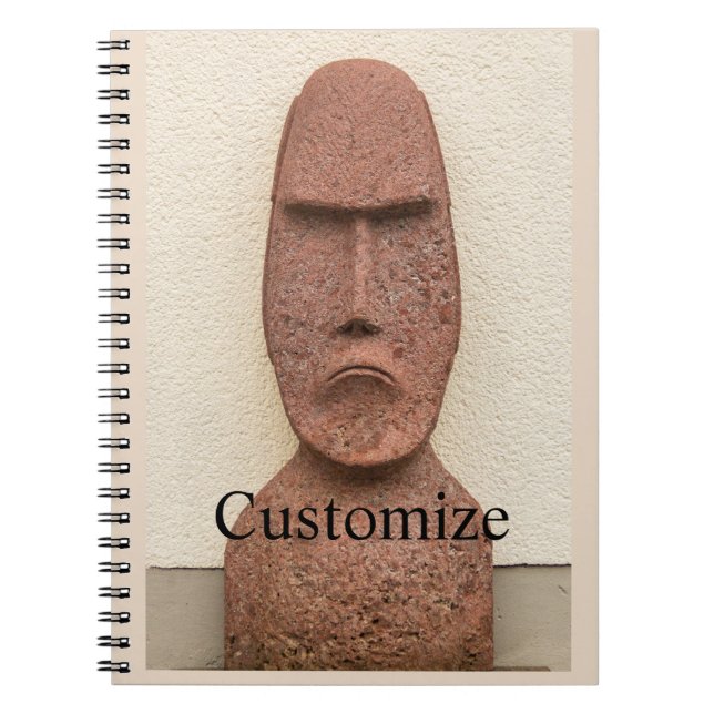Osterinsel Moai Kopf Thunder_Cove Notizblock (Vorderseite)