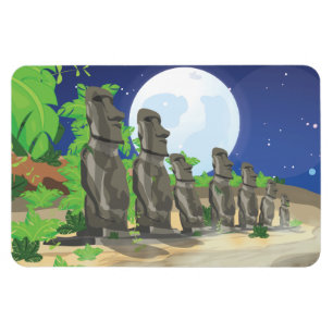 Osterinsel Moai Magnet