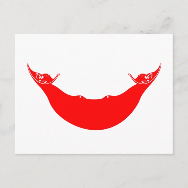 Osterinsel Postkarte (Vorderseite)