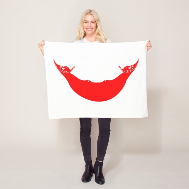 Osterinselflagge Fleecedecke (Beispiel)