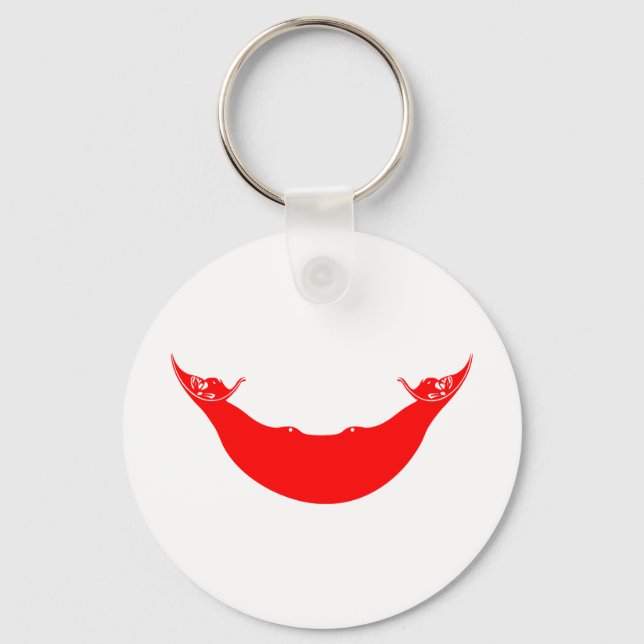 Osterinselflagge Schlüsselanhänger (Vorderseite)