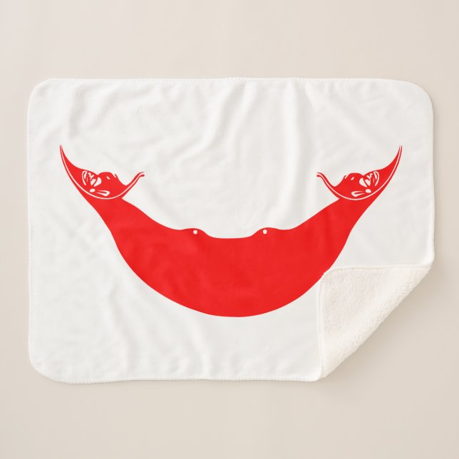 Osterinselflagge Sherpadecke (Vorderseite (Horizontal))