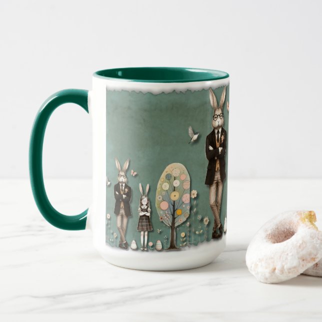 Osterische Tasse - Weltbeherrschung - Ein Ei nach  (Mit Donut)