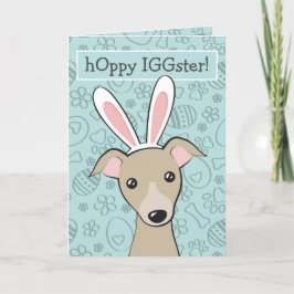 Osteritalienischer Grauhound Fawn Dog Niedlich Hun Feiertagskarte