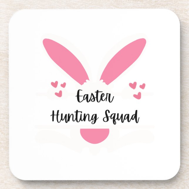 Osterjagd auf getränkeuntersetzer (Vorderseite)