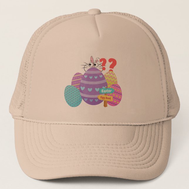 Osterjagd - Bunny Love Theme Caps/Hats Truckerkappe (Vorderseite)