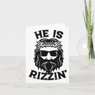 OsterJesus er ist Rizzin Risen Spaß Christlichen M Karte