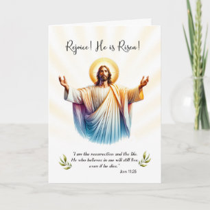 OsterJesus ist Risen Freude Karte