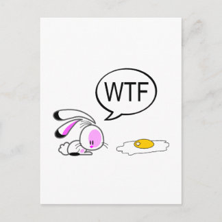 Osterjoke Bunny Feiertagspostkarte