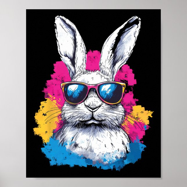 Osterjunge Kinder Kleinkind Jugendmädchen Untersch Poster (Vorne)