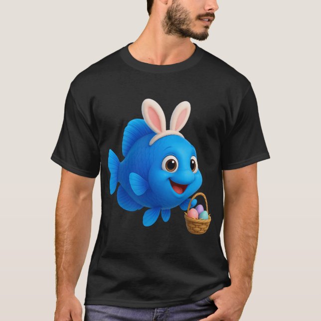 Osterjungfernfisch T-Shirt (Vorderseite)