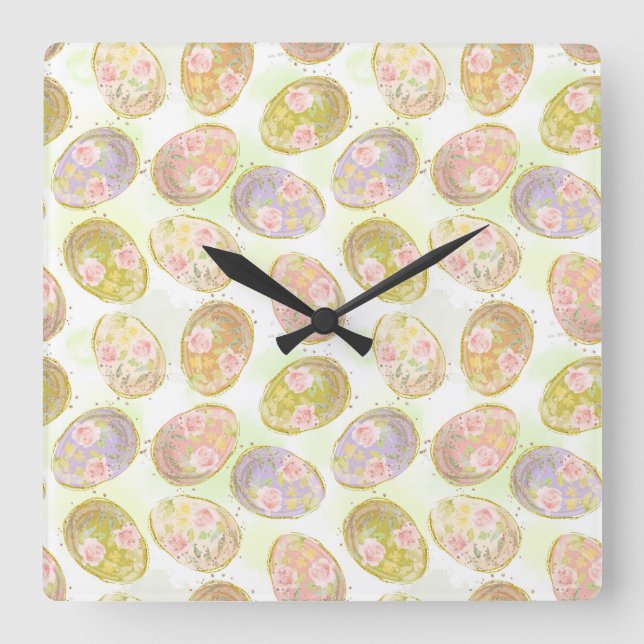 Osterkandy Bulk Quadratische Wanduhr (Vorderseite)