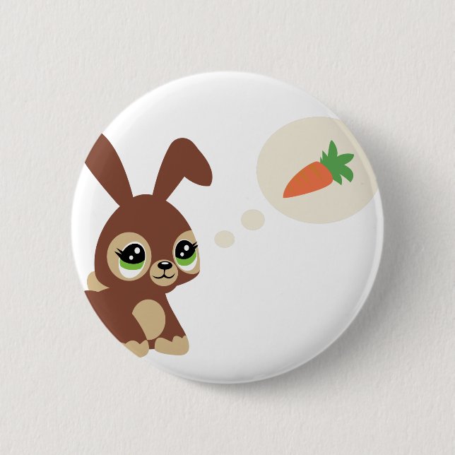 Osterkaninchen Button (Vorderseite)
