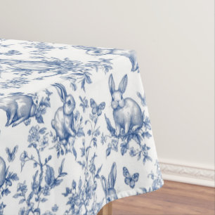Osterkaninchen Chinoiserie Muster Tischdecke