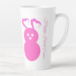 Osterkaninchen Herz Latte Tasse
