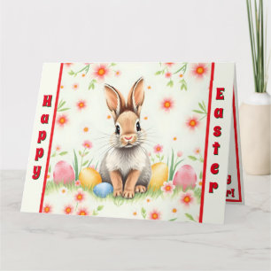 Osterkaninchen Holiday Modern Collection Karte
