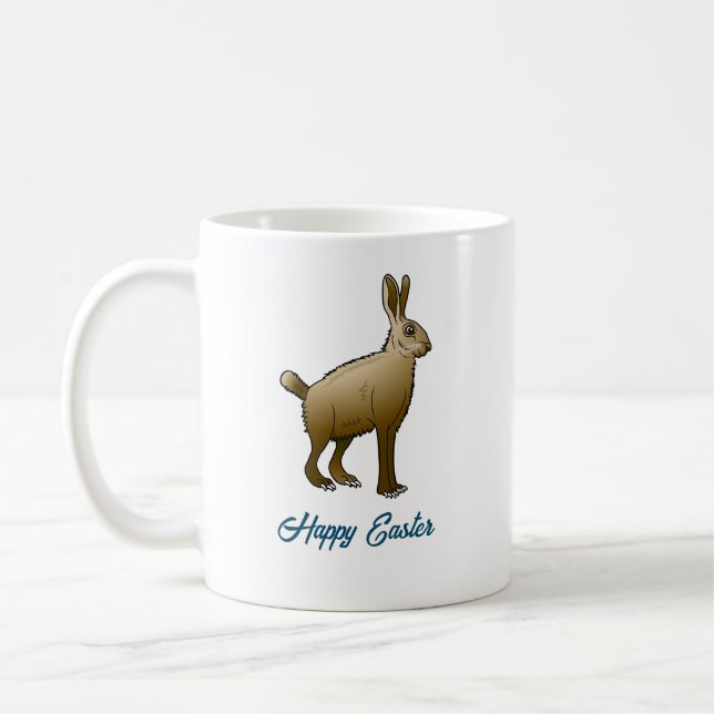 Osterkaninchen Kaffeetasse (Links)