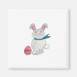 Osterkaninchen Magnet