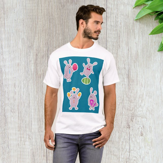 Osterkaninchen Mens T - Shirt (Von Creator hochgeladen)