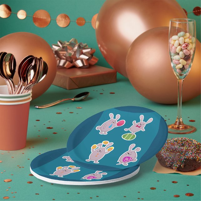 Osterkaninchen Papier Teller (Von Creator hochgeladen)