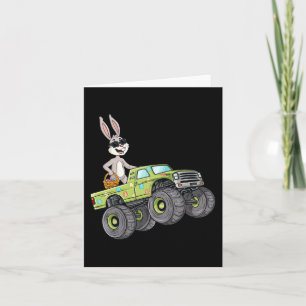 Osterkaninchen Reitmonster Truck Fun Boys Girls Karte