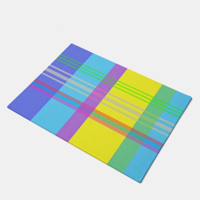 OsterKariert Fußmatte (Schrägansicht)