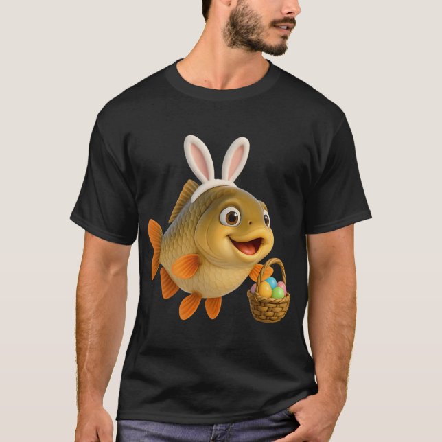 Osterkarpfen T-Shirt (Vorderseite)
