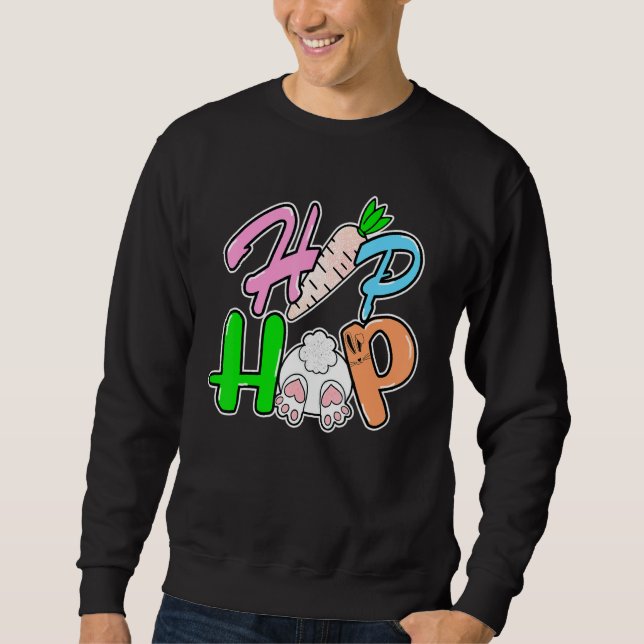 Osterkarrot-Hip Hop Sweatshirt (Vorderseite)