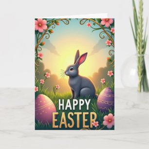 Osterkarte Bunny Meadow Celebration Karte