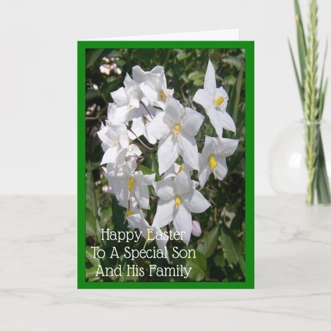 Osterkarte Feiertagskarte (Vorderseite)