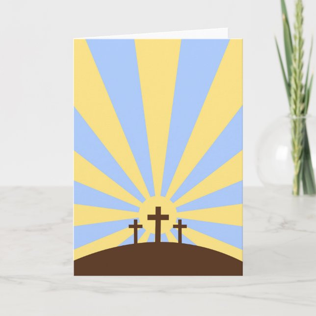 Osterkarte Feiertagskarte (Vorderseite)