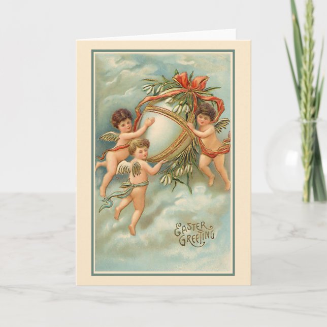 Osterkarte Feiertagskarte (Vorderseite)