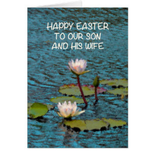 Osterkarte für Sun und seine Ehefrau Water Lilis