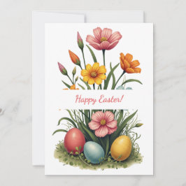 Osterkarte in sanften Pastellfarben Feiertagskarte