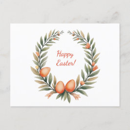 Osterkarte in sanften Pastellfarben Feiertagspostkarte